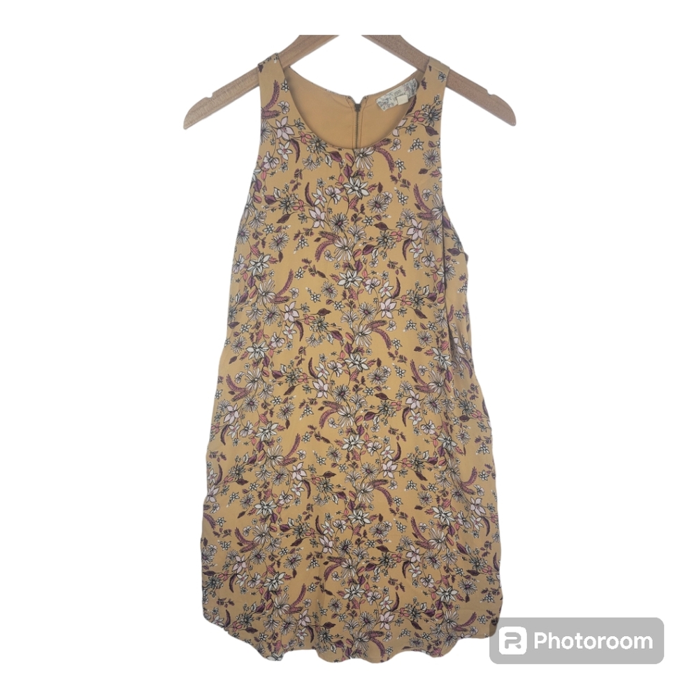 Pink Republic Flowy Floral Sleeveless Dress MEDIUM Beachy Cottagecore Boho